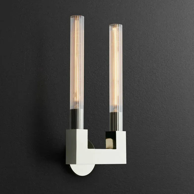 Applique da parete Industrial Tubo Metallico LED - clowasit.com