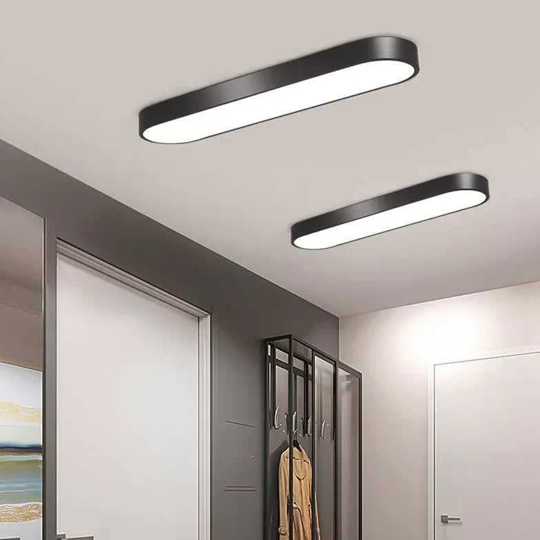 Plafoniera Led Nera Design Elegante Per Ambienti - clowasit.com