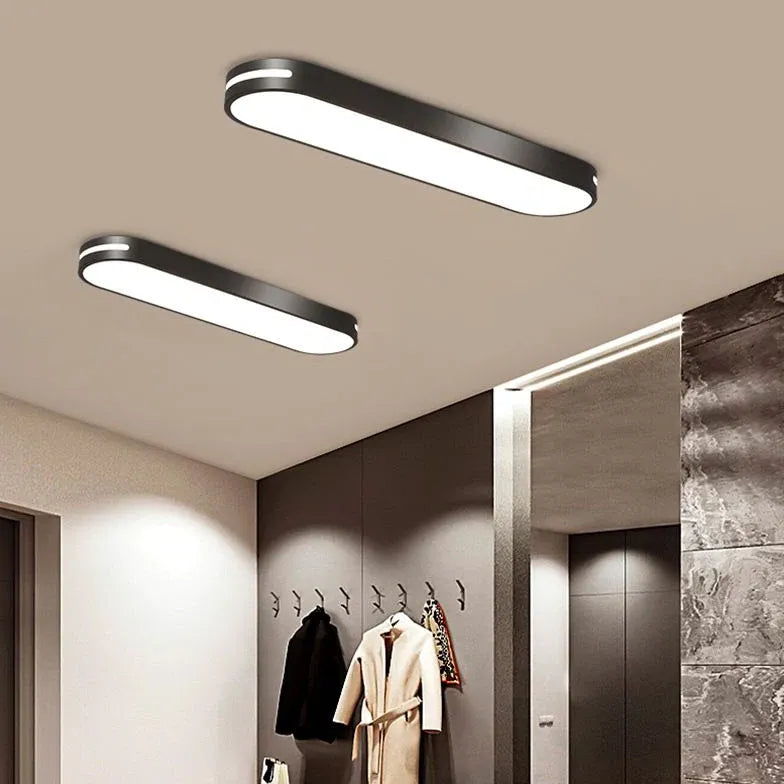 Plafoniera Led Nera Design Elegante Per Ambienti - clowasit.com