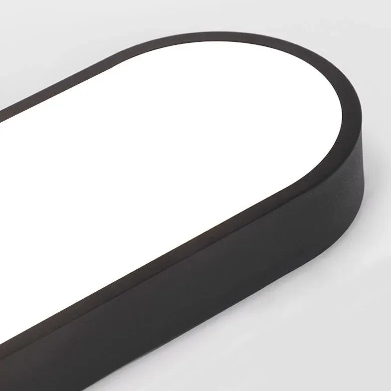 Plafoniera Led Nera Design Elegante Per Ambienti - clowasit.com