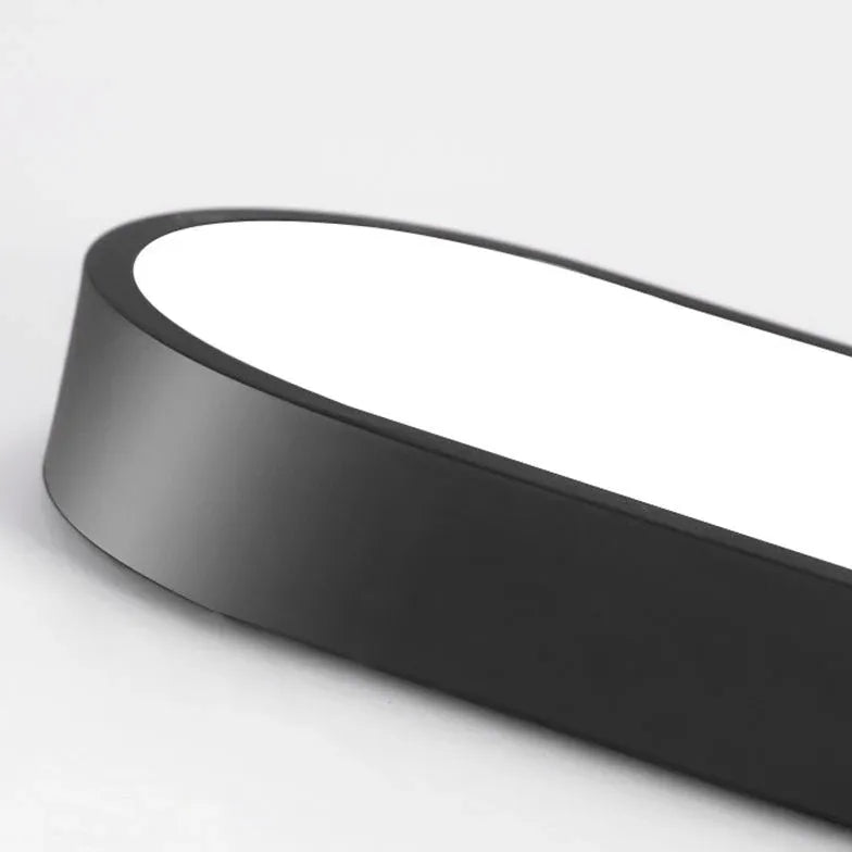 Plafoniera Led Nera Design Elegante Per Ambienti - clowasit.com