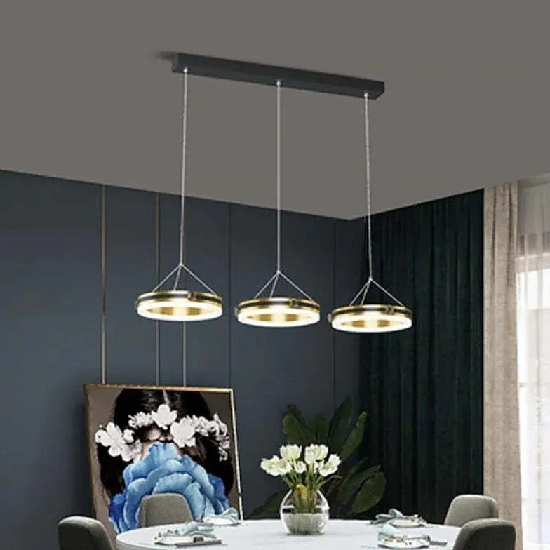 Lampadari Moderni a Tre Luci Design Nero - clowasit.com