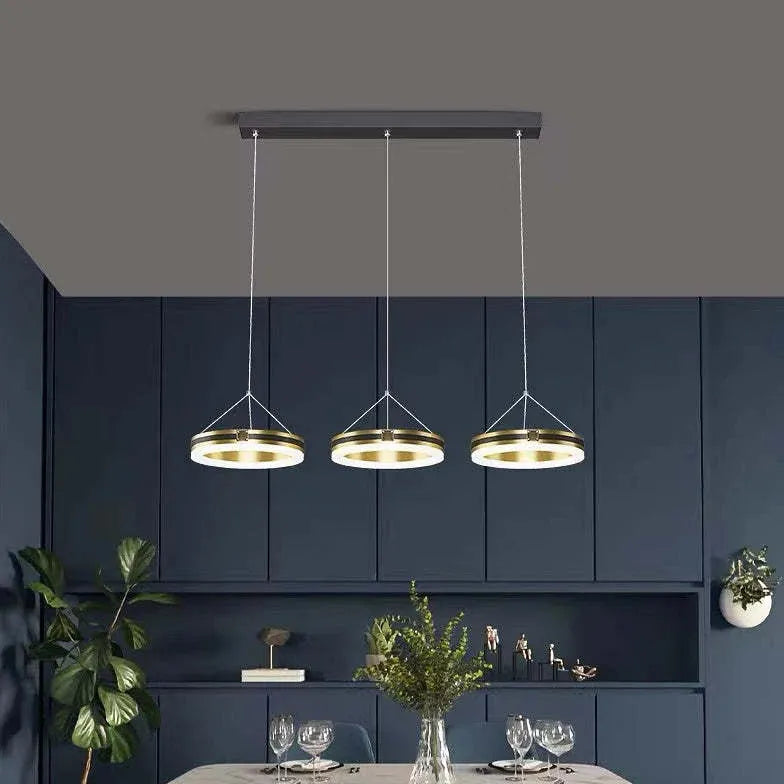 Lampadari Moderni a Tre Luci Design Nero - clowasit.com