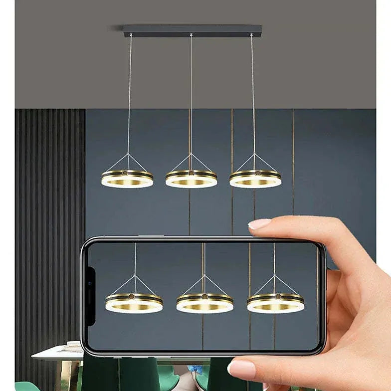 Lampadari Moderni a Tre Luci Design Nero - clowasit.com