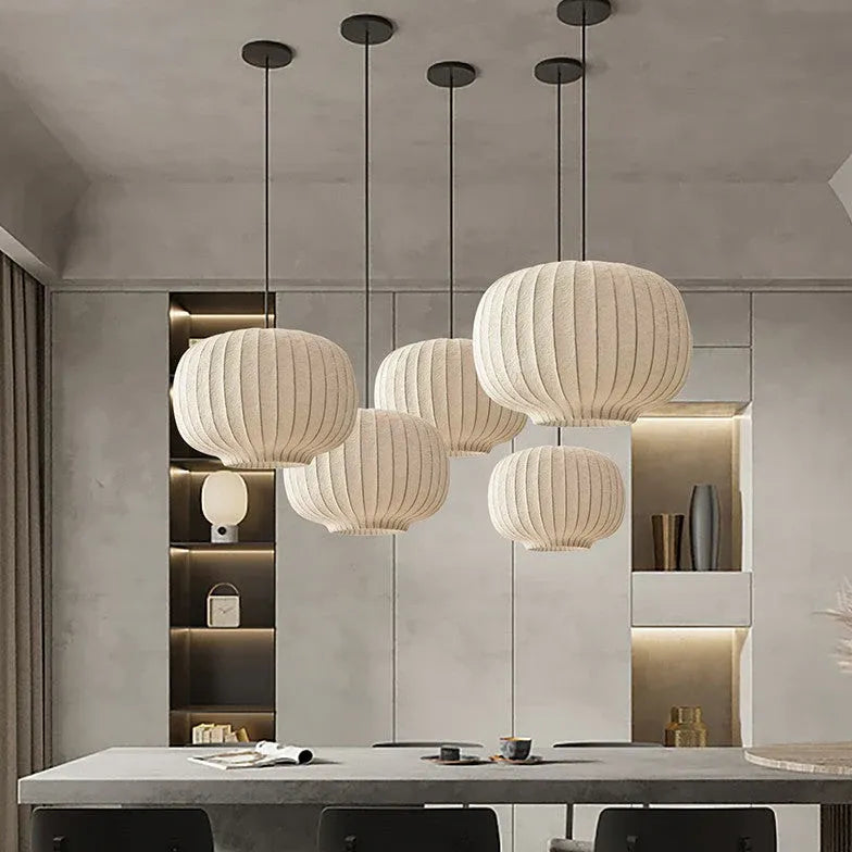 Lampadari con paralume in tessuto stile retrò - clowasit.com