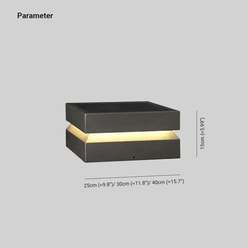 Luce da esterno ad energia solare Nero - clowasit.com