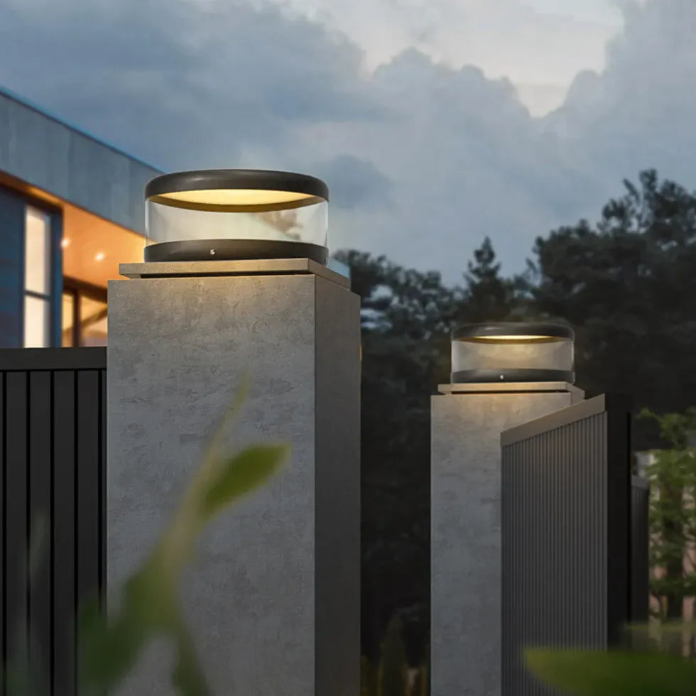 Lampade da giardino su palo in vetro - clowasit.com