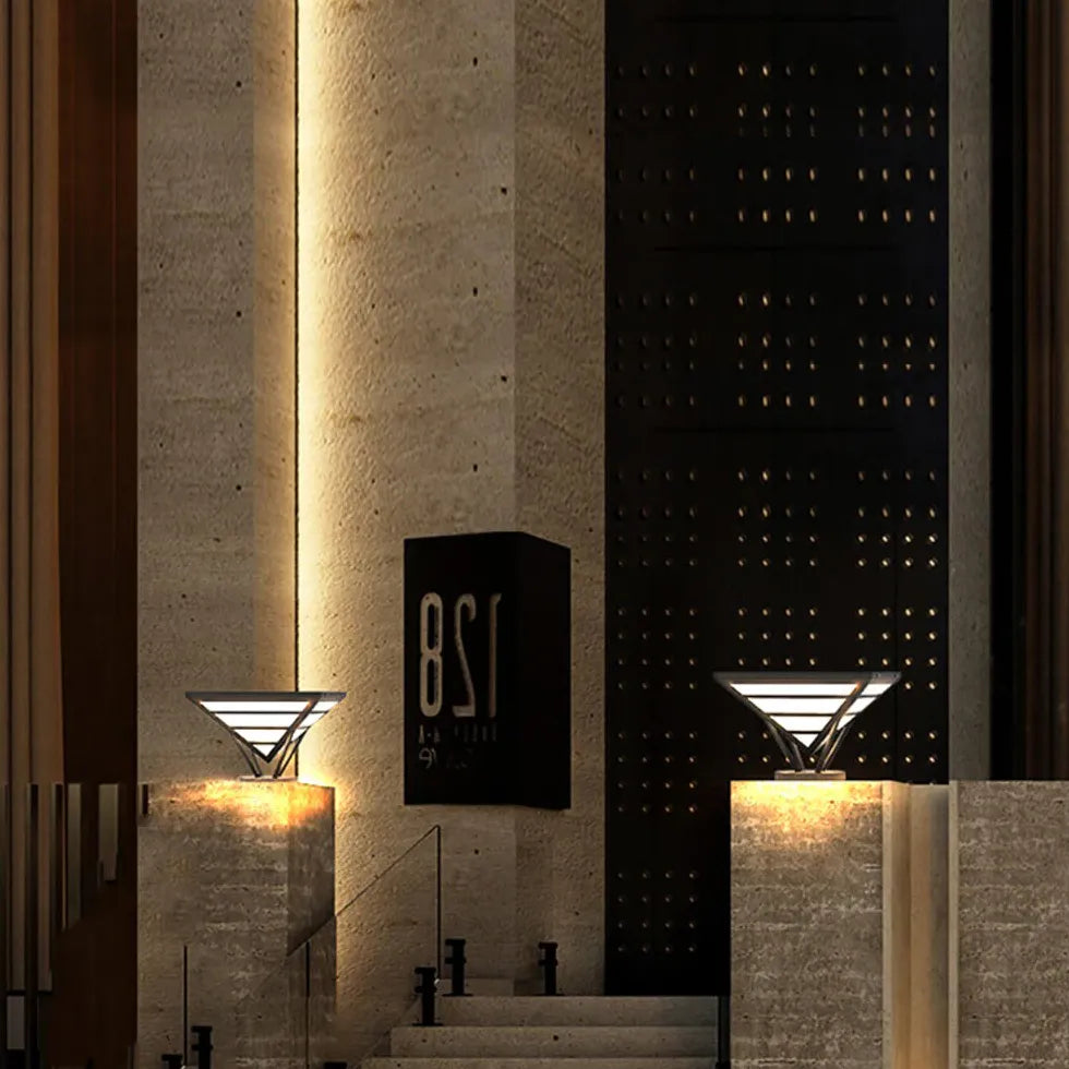 Luce Segnapasso Da Esterno Design Elegante Piramide - clowasit.com