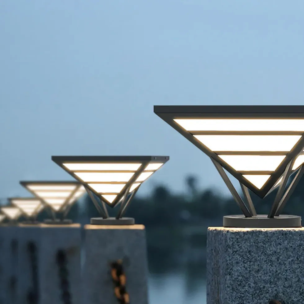Luce Segnapasso Da Esterno Design Elegante Piramide - clowasit.com