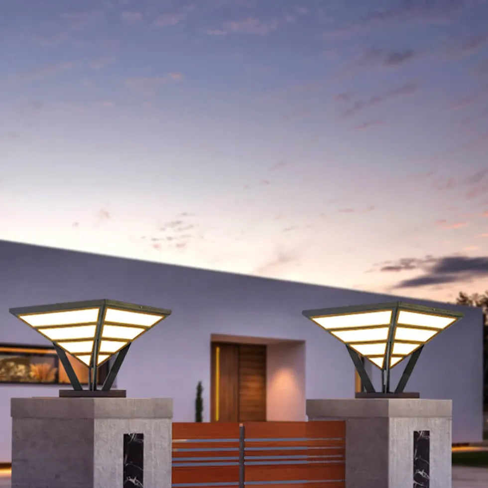 Luce Segnapasso Da Esterno Design Elegante Piramide - clowasit.com