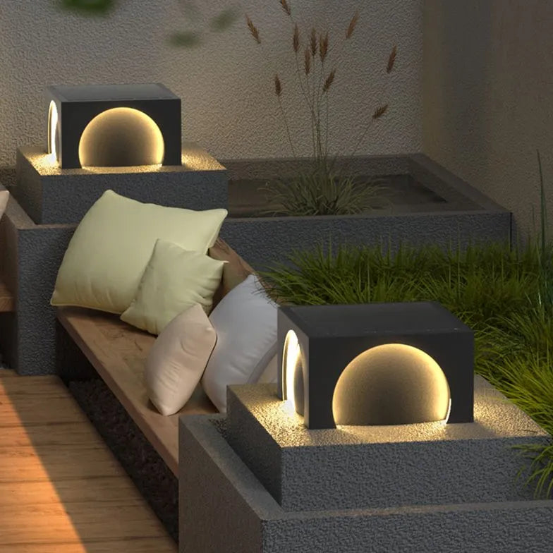 Moderna colonna luminosa solare creativa incorporata - clowasit.com
