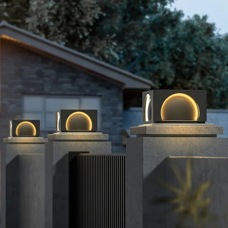 Moderna colonna luminosa solare creativa incorporata - clowasit.com
