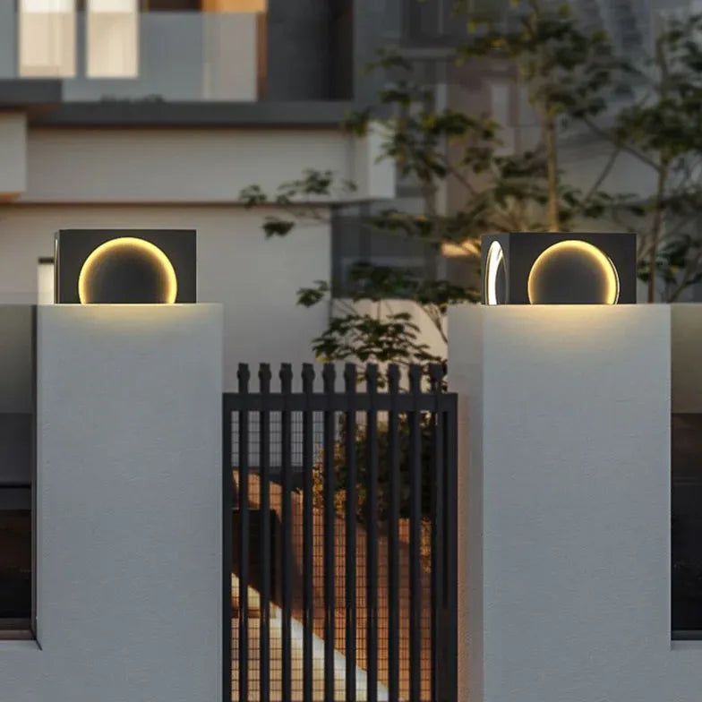 Moderna colonna luminosa solare creativa incorporata - clowasit.com
