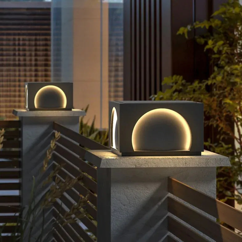 Moderna colonna luminosa solare creativa incorporata - clowasit.com