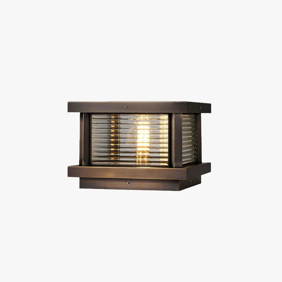 Lampade da palo solare rettangolare in vetro - clowasit.com