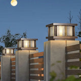 Lampade da palo solare rettangolare in vetro - clowasit.com
