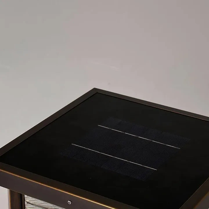 Lampade da palo solare rettangolare in vetro - clowasit.com