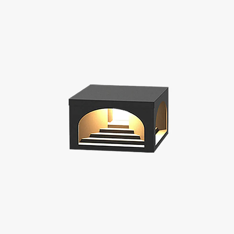 Luci da esterno solari nere geometriche - clowasit.com