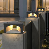 Luci da esterno solari nere geometriche - clowasit.com