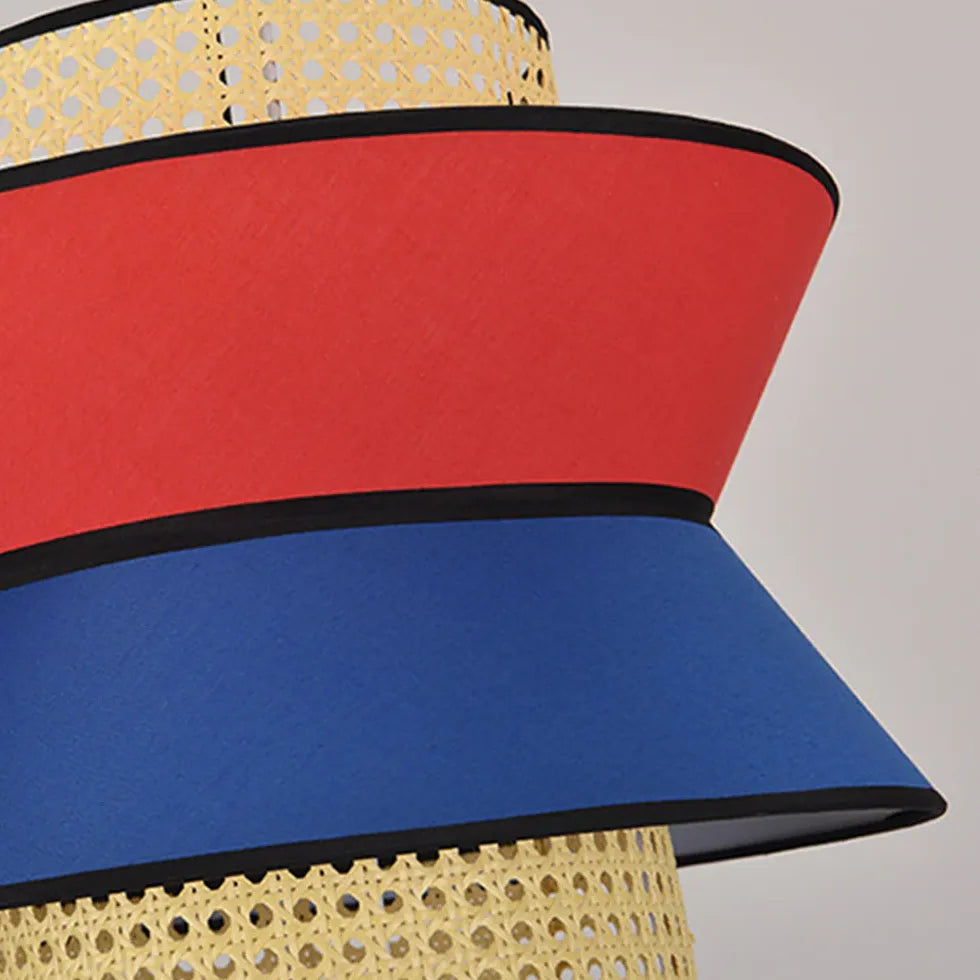 Lampadari Rattan Design Elegante Con PVC Multicolore - clowasit.com