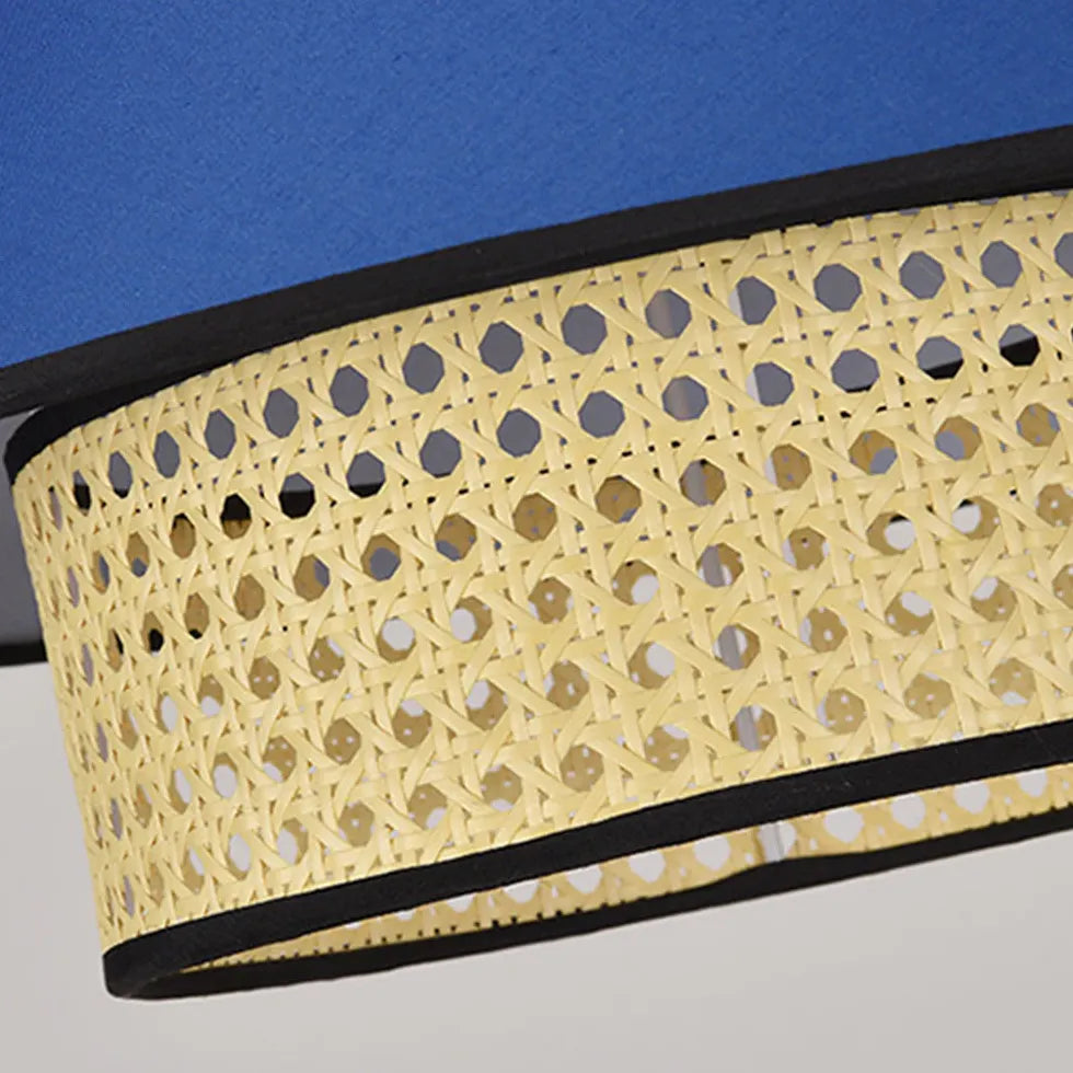 Lampadari Rattan Design Elegante Con PVC Multicolore - clowasit.com