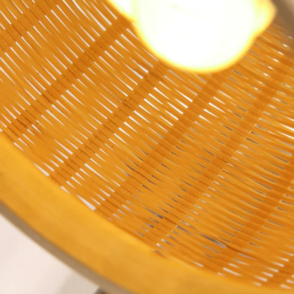 Lampadari a parete led semicerchio in rattan - clowasit.com
