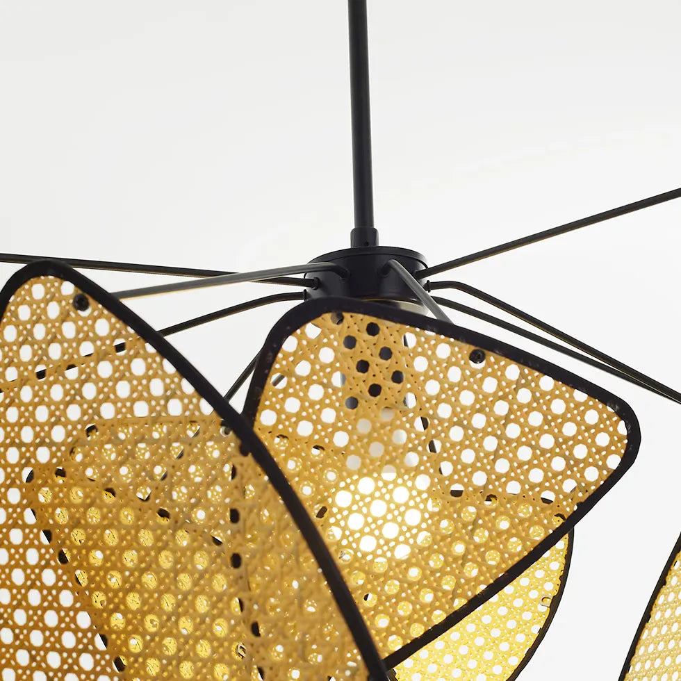 Lampadari da soffitto design in rattan irregolare - clowasit.com