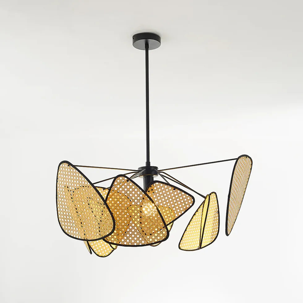Lampadari da soffitto design in rattan irregolare - clowasit.com