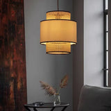 Coprifilo per lampadari PVC doppio strato rattan - clowasit.com