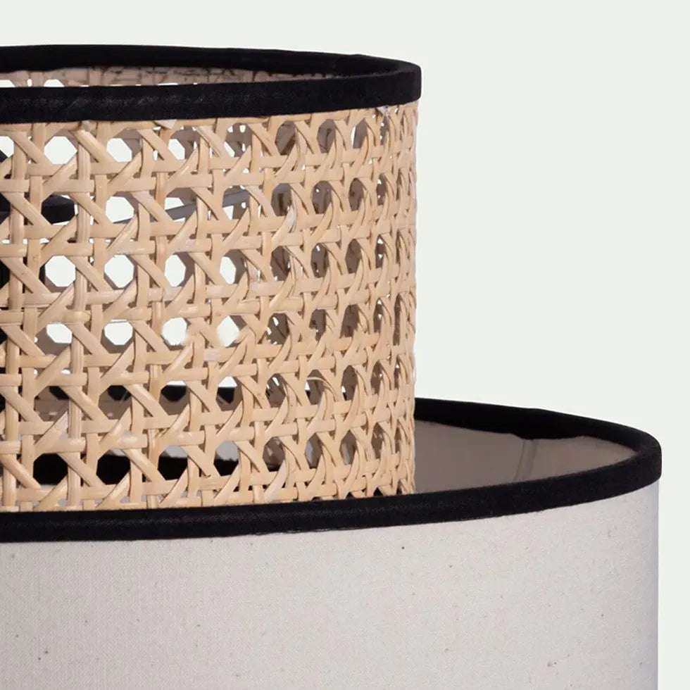 Coprifilo per lampadari PVC doppio strato rattan - clowasit.com