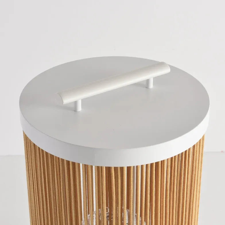 Lampadari da pavimento cilindro rattan esterno - clowasit.com
