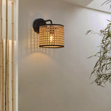 Lampadario da muro rattan camera letto - clowasit.com