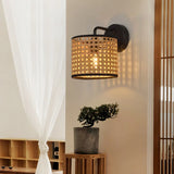 Lampadario da muro rattan camera letto - clowasit.com