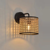 Lampadario da muro rattan camera letto - clowasit.com