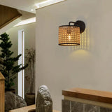 Lampadario da muro rattan camera letto - clowasit.com