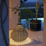 Lampade da terra etniche intrecci di rattan - clowasit.com