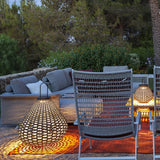 Lampade da terra etniche intrecci di rattan - clowasit.com