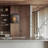 Pendente lampadari moderni cucina intrecciato semi trasparente - clowasit.com