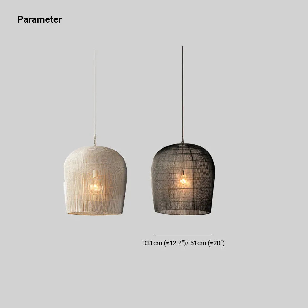 Pendente lampadari moderni cucina intrecciato semi trasparente - clowasit.com