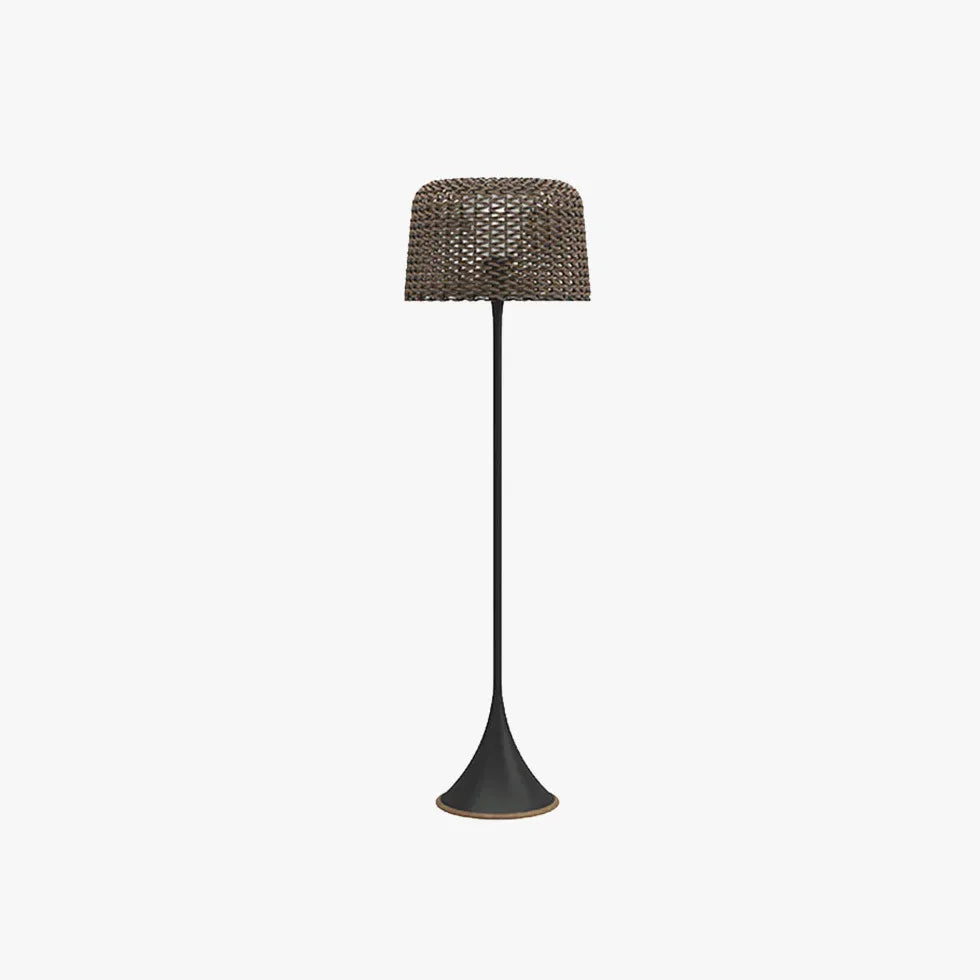Lampade a terra da esterno Solare in Rattan - clowasit.com