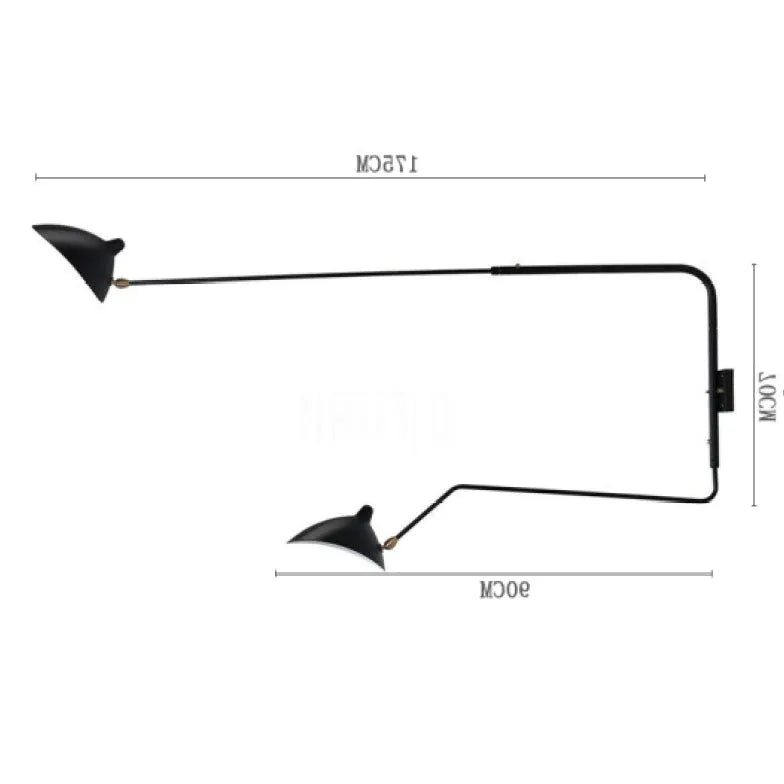 Lampadari moderni a parete stile regolabile - clowasit.com