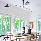 Lampadario da sala Design elegante nero regolabile - clowasit.com