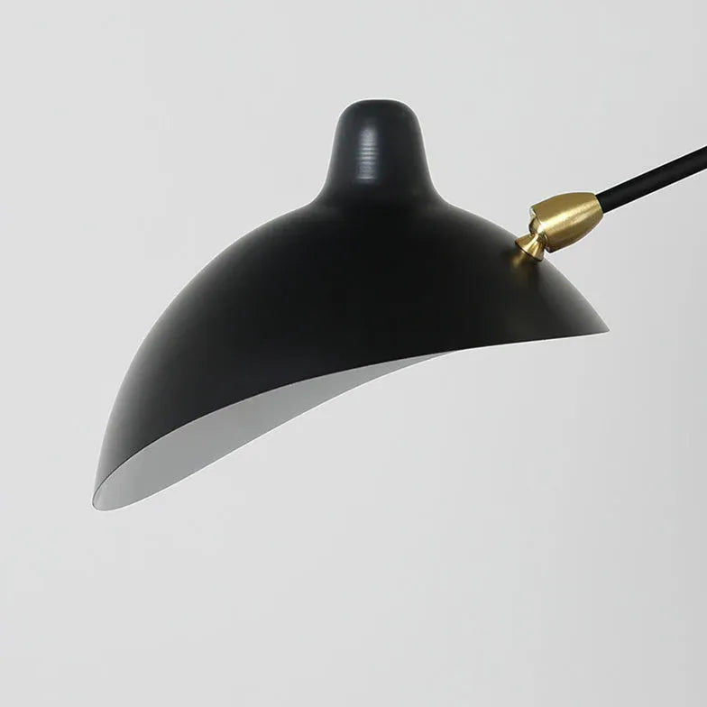 Lampadario da sala Design elegante nero regolabile - clowasit.com