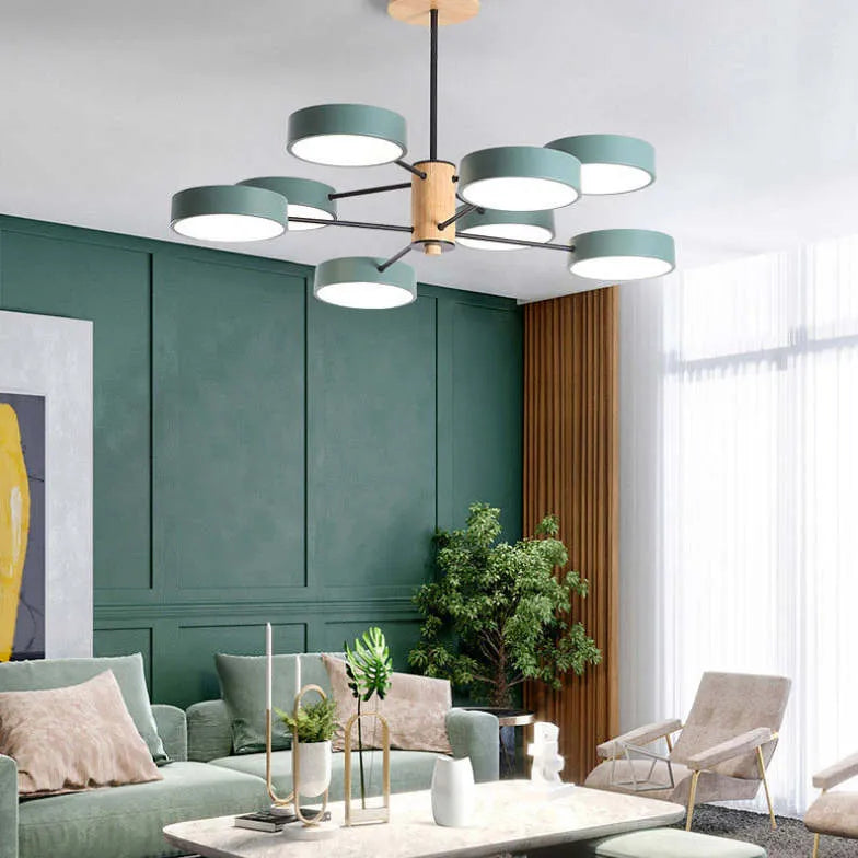 Lampadario per sala moderna stile multi cerchio - clowasit.com