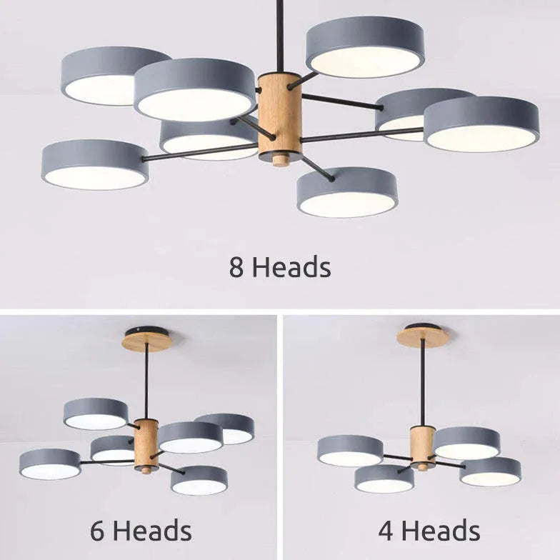 Lampadario per sala moderna stile multi cerchio - clowasit.com