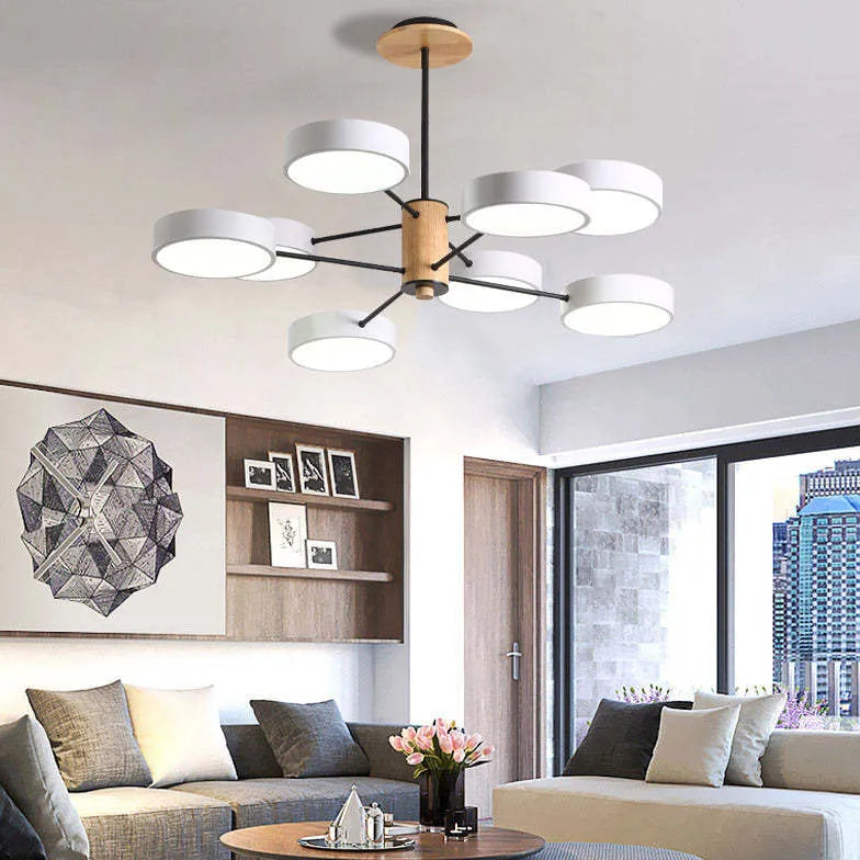 Lampadario per sala moderna stile multi cerchio - clowasit.com