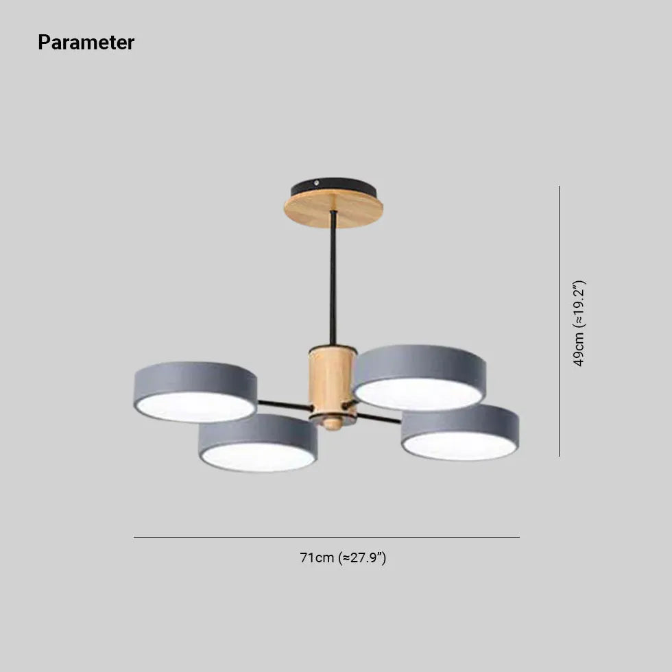 Lampadario per sala moderna stile multi cerchio - clowasit.com