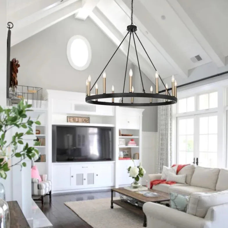 Lampadario a Candelabro Design Industriale Elegante - clowasit.com