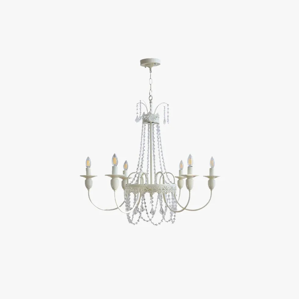 Lampadario con Cristalli Pendenti Stile Europeo Raffinato - clowasit.com