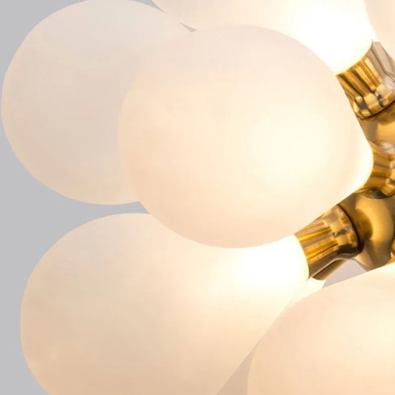 Lampadario Blu Moderno con Petali di Vetro - clowasit.com